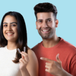 تصویر یک زوج در حال استفاده از بریس نامرئی